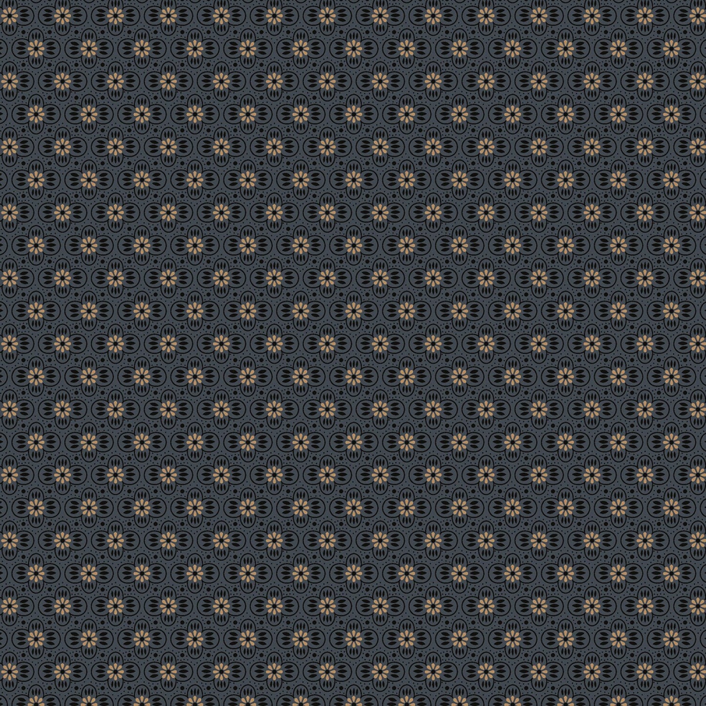 Maple House by Pam Buda Navy Parlor Paper R170825D-NAVY