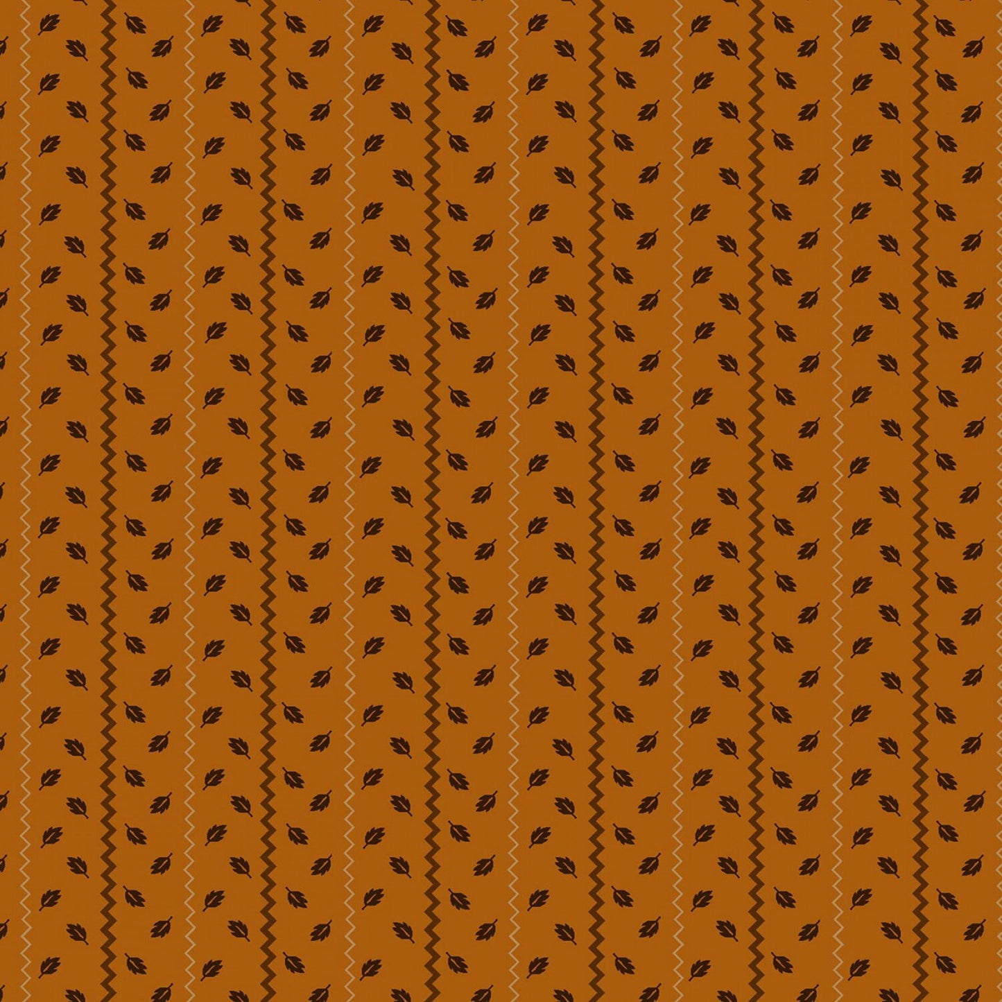 Autumn Farmhouse by Kim Diehl Orange Sprigged Stripe # 973-30