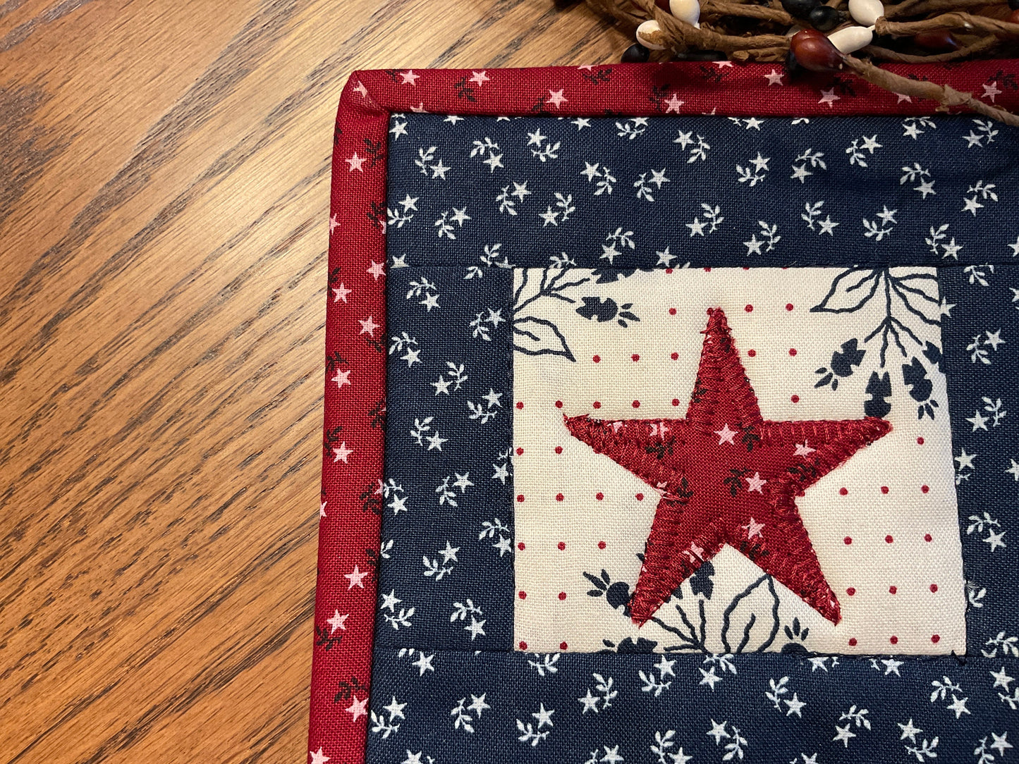 RESERVED FOR JESSE Primitive Farmhouse Americana Star Table Toppers Item #1925