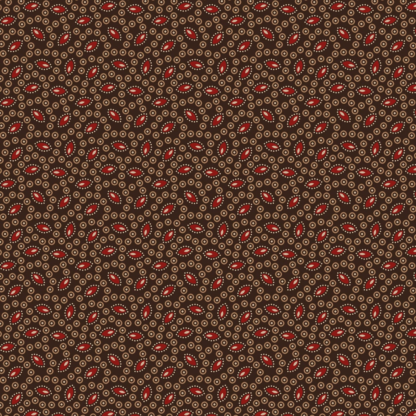 Historical Hennas by Sheryl Johnson Brown Petal # R310811D-BROWN