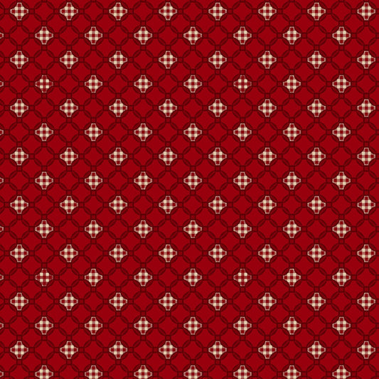 Garnets & Gingham by Kim Diehl Garnet Gingham Lattice # 1358-088