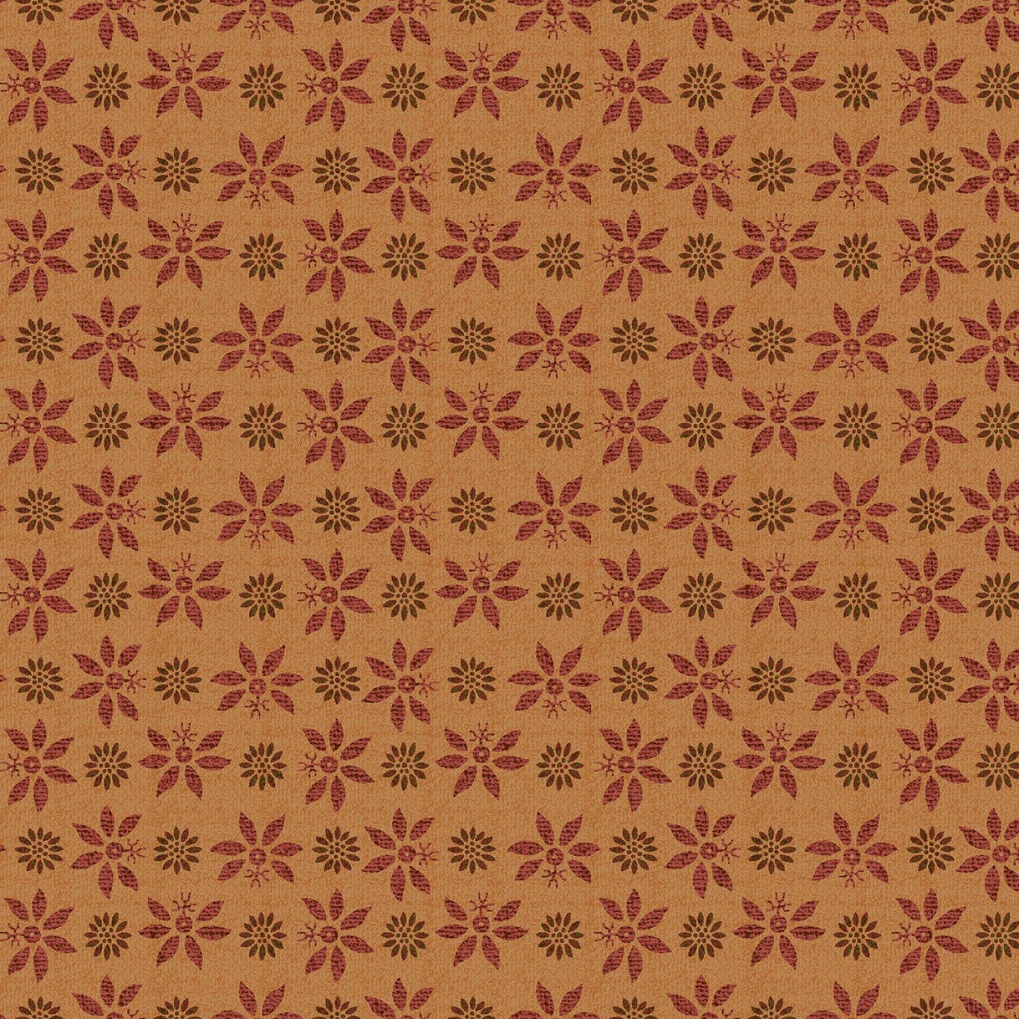 Oak & Maple by Janet Nesbitt Ochre Sunflower Toss # 3286-43