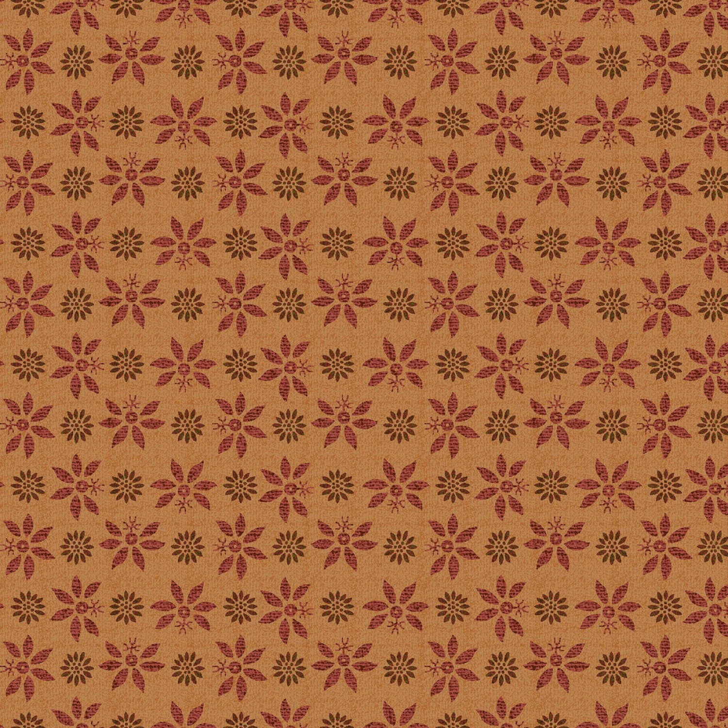 Oak & Maple by Janet Nesbitt Ochre Sunflower Toss # 3286-43