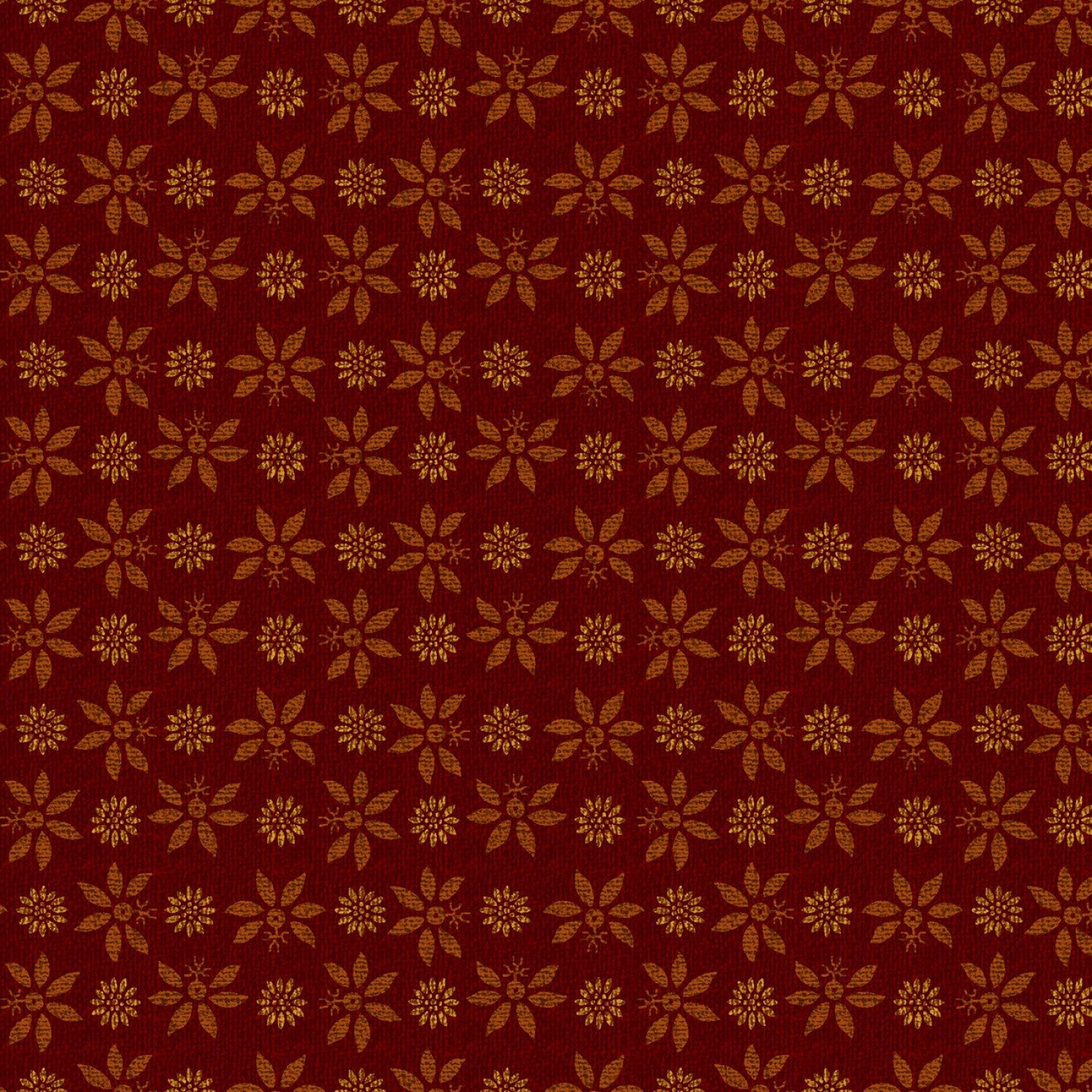 Oak & Maple by Janet Nesbitt Red Sunflower Toss # 3286-88