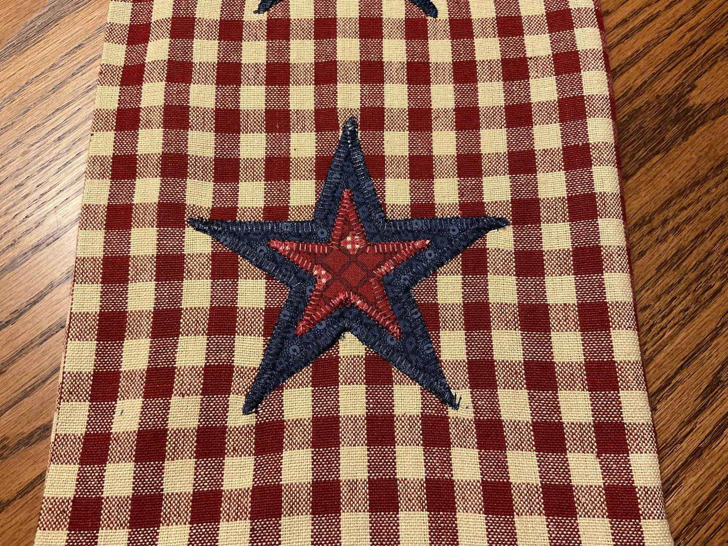 Primitive Farmhouse Autumn Americana Towel Item #1975