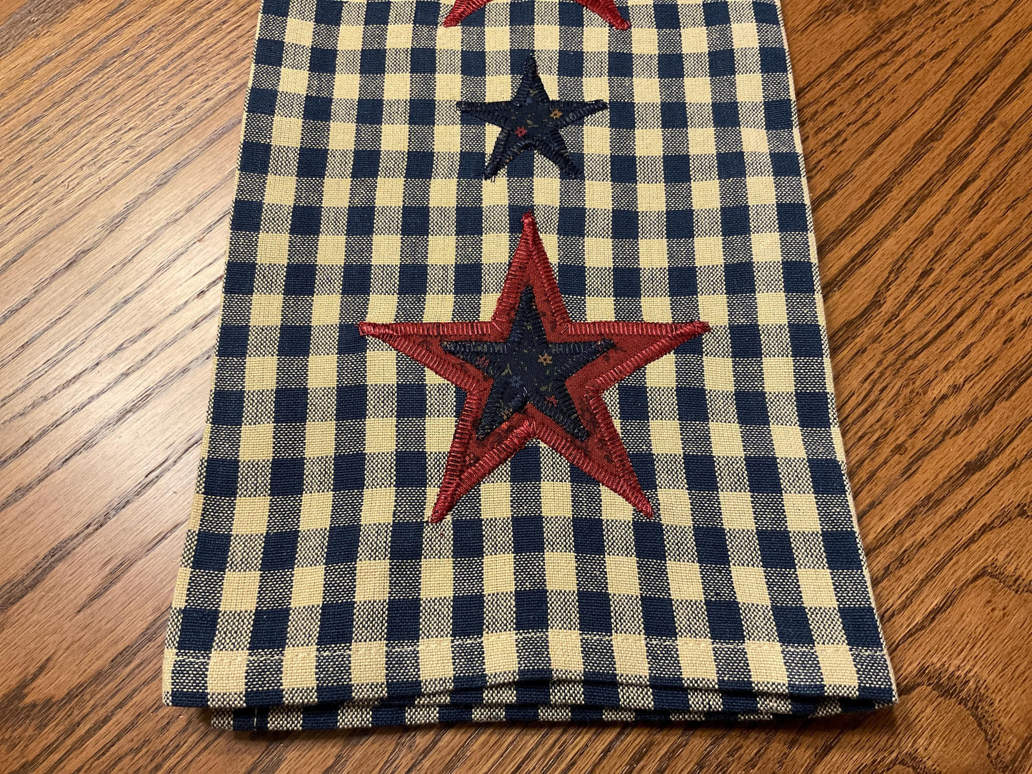 Primitive Farmhouse Autumn Americana Towel Item #1977