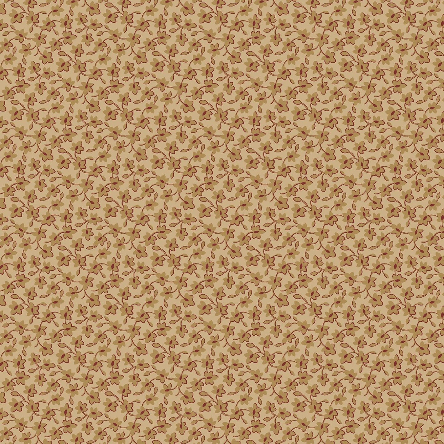 Dear Scarlet by Pam Buda Beige Scattered Flowers # R171633D-BEIGE