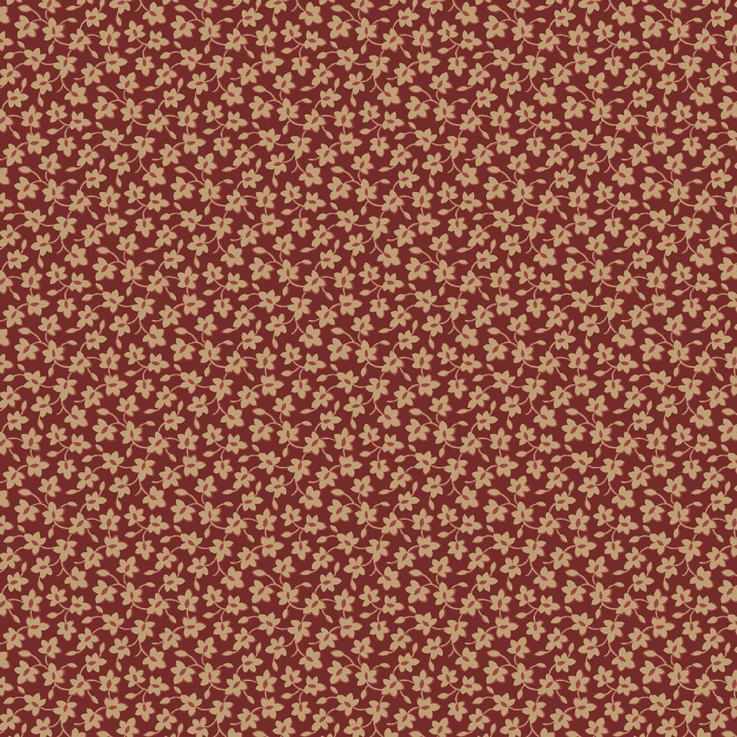 Dear Scarlet by Pam Buda Wine Scattered Flowers # R171633D-WINE