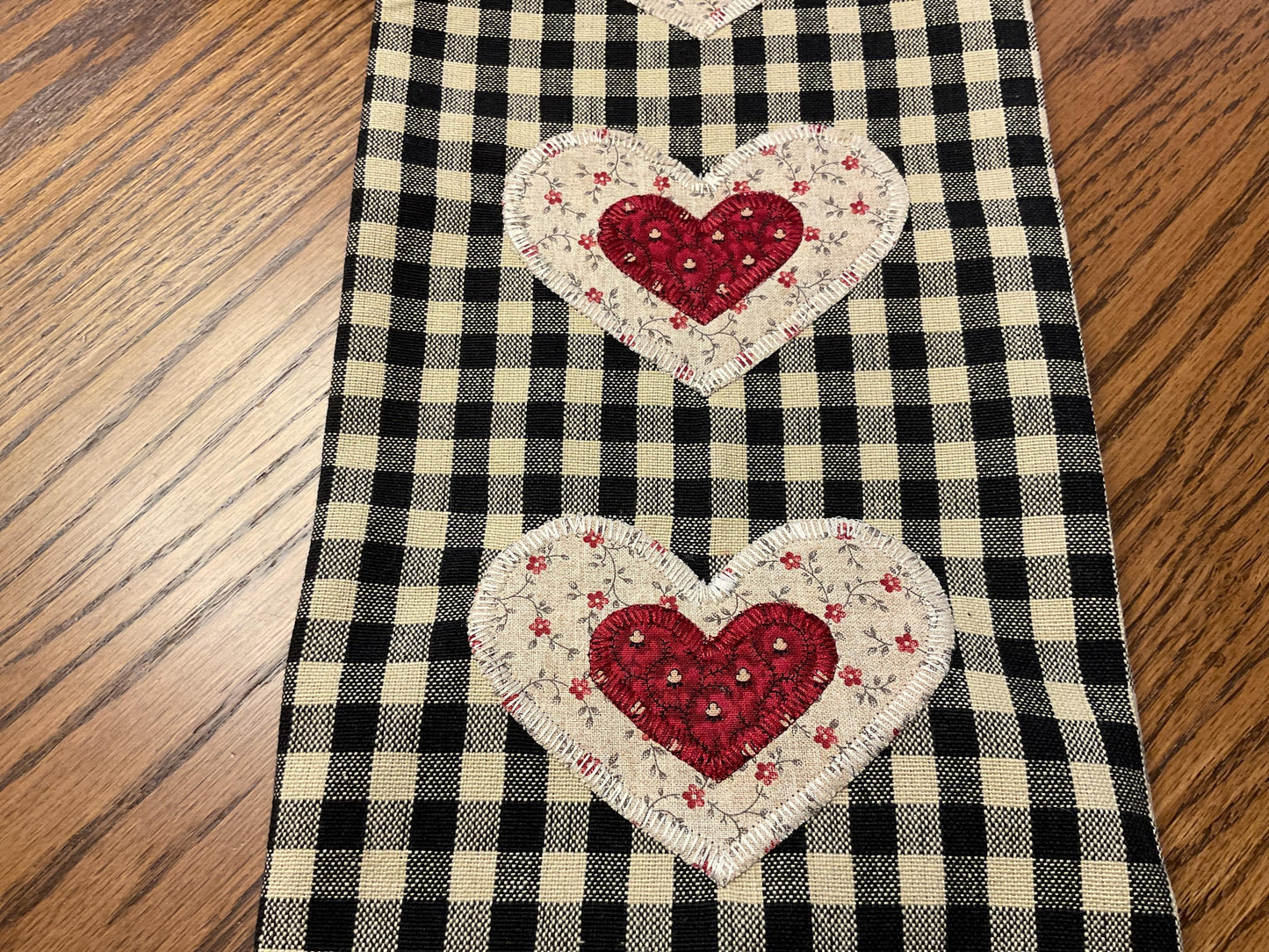 Primitive Farmhouse Valentine Towel Item #2019