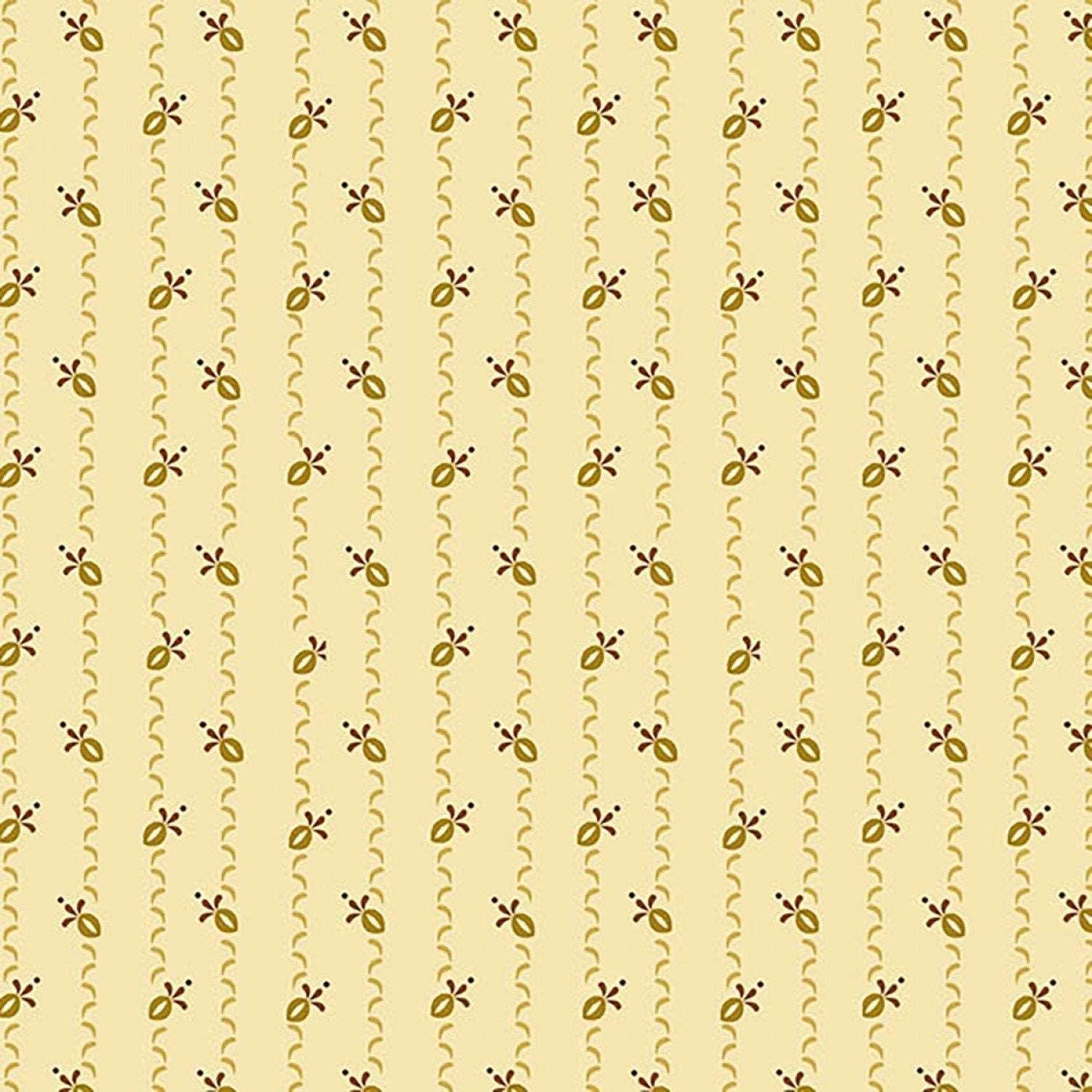 Cream Berry Stripe By Kim Diehl #6558-44