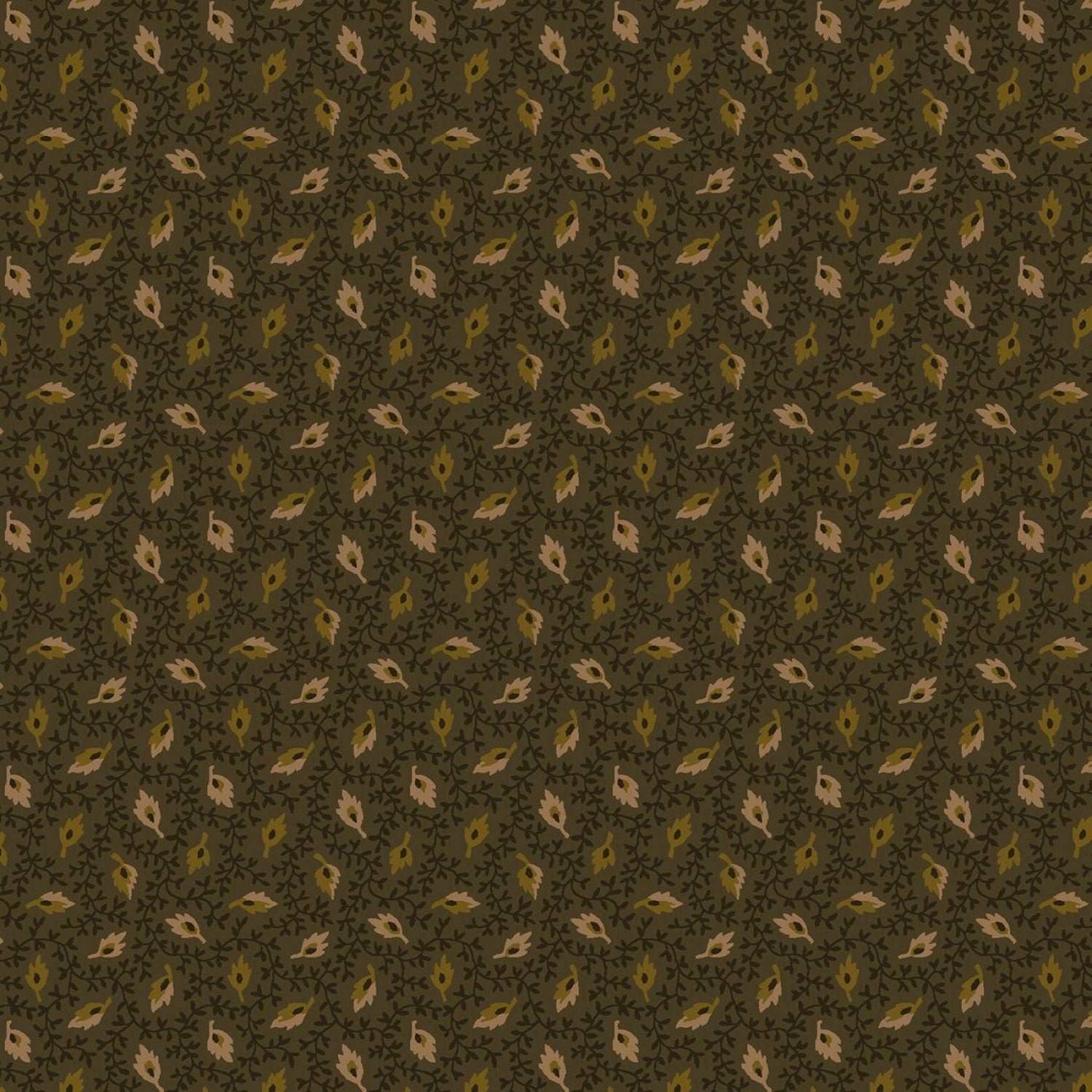 Green Floating Leaves And Vines