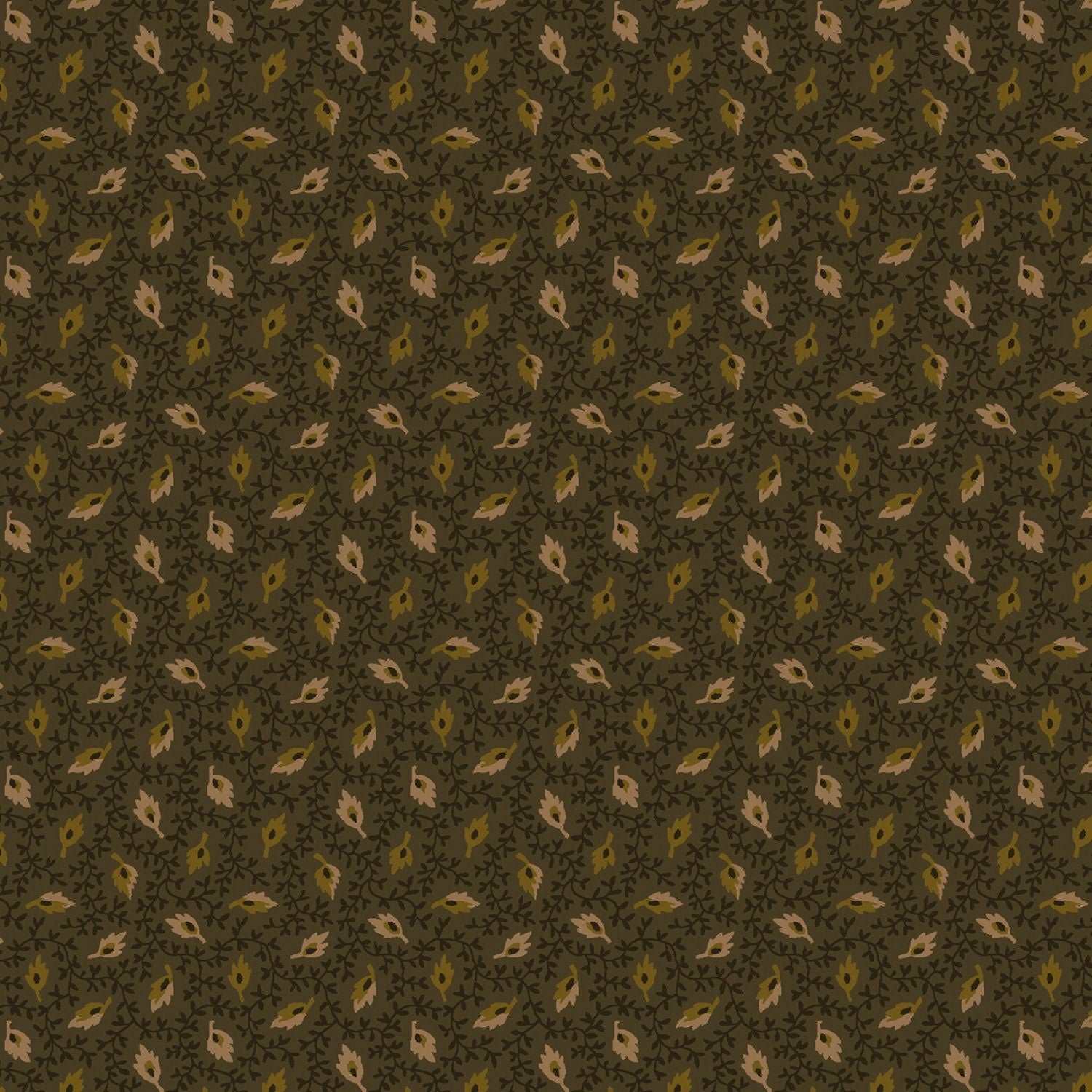 Green Floating Leaves And Vines