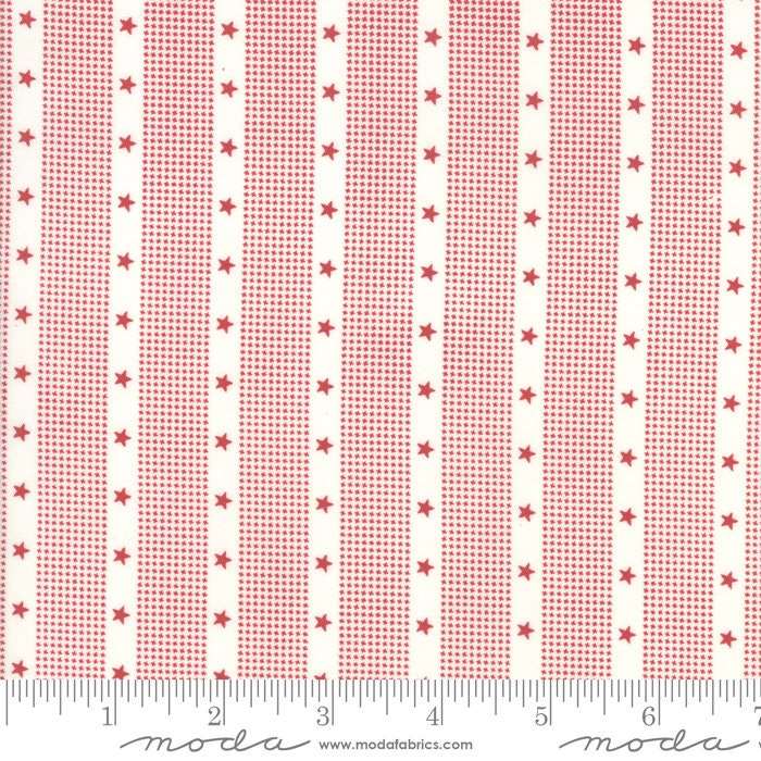Mackinac Island Cream Red 14898 13 Moda