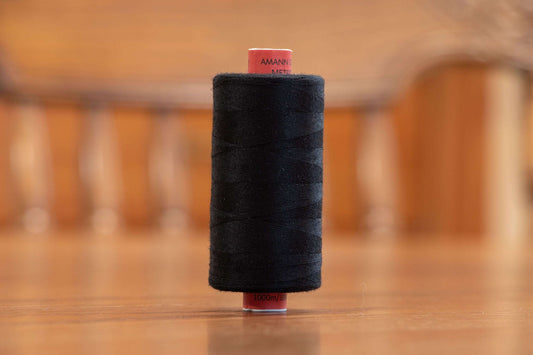 Black Thread For Sewing, Quilting and Crafting Mettler Thread 1094yds  Black # 9155-4000