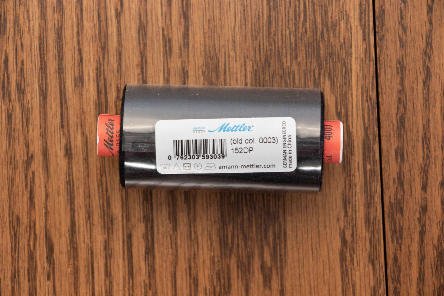 Black Thread For Sewing, Quilting and Crafting Mettler Thread 1094yds Black # 9155-4000