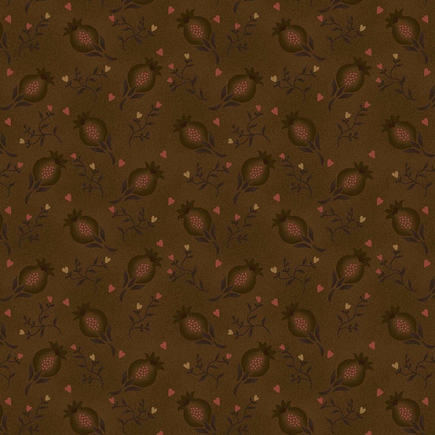 October Morning by Kim Diehl Brown Pomegranate Sprays #9127-33