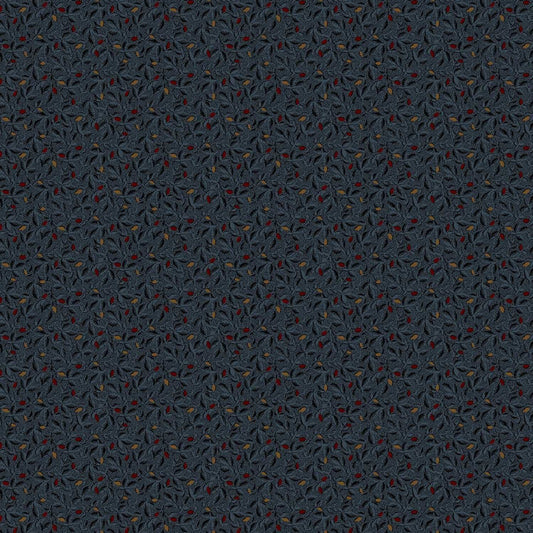 Forevermore by Pam Buda Collection Blue Leaf Toss # 0864-0150