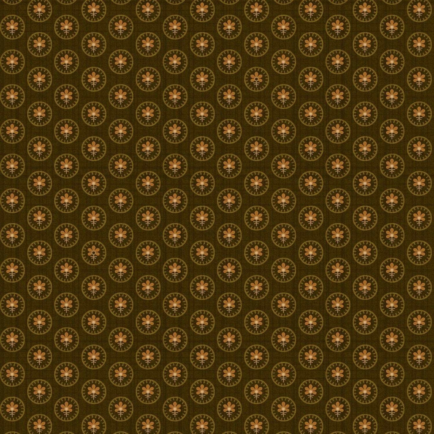 Hello Fall by Hannah West Green Circle Flower # 2691-66