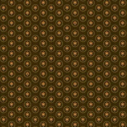 Hello Fall by Hannah West Green Circle Flower # 2691-66
