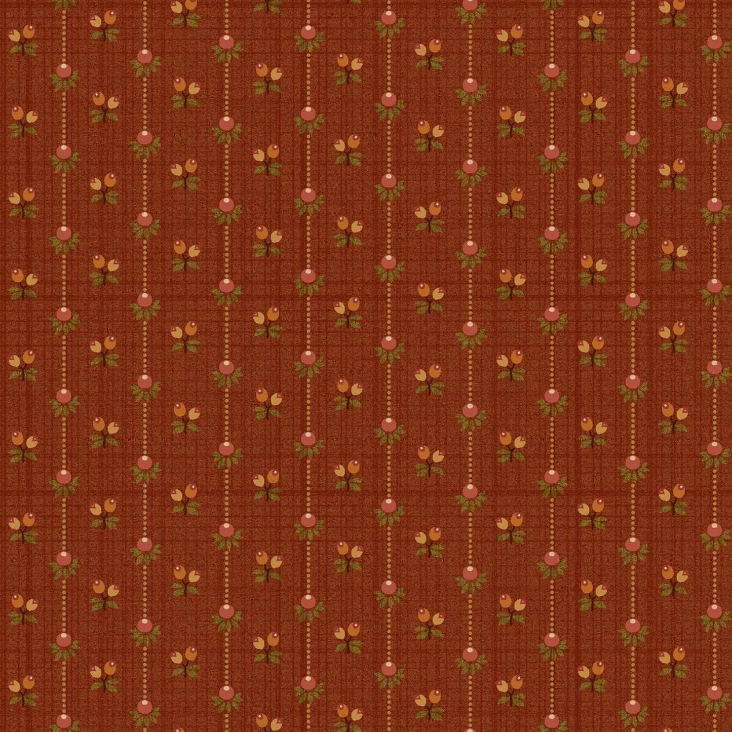 Hello Fall by Hannah West Pumpkin Bud Stripe # 2695-35