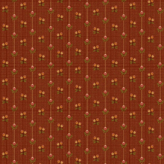 Hello Fall by Hannah West Pumpkin Bud Stripe # 2695-35