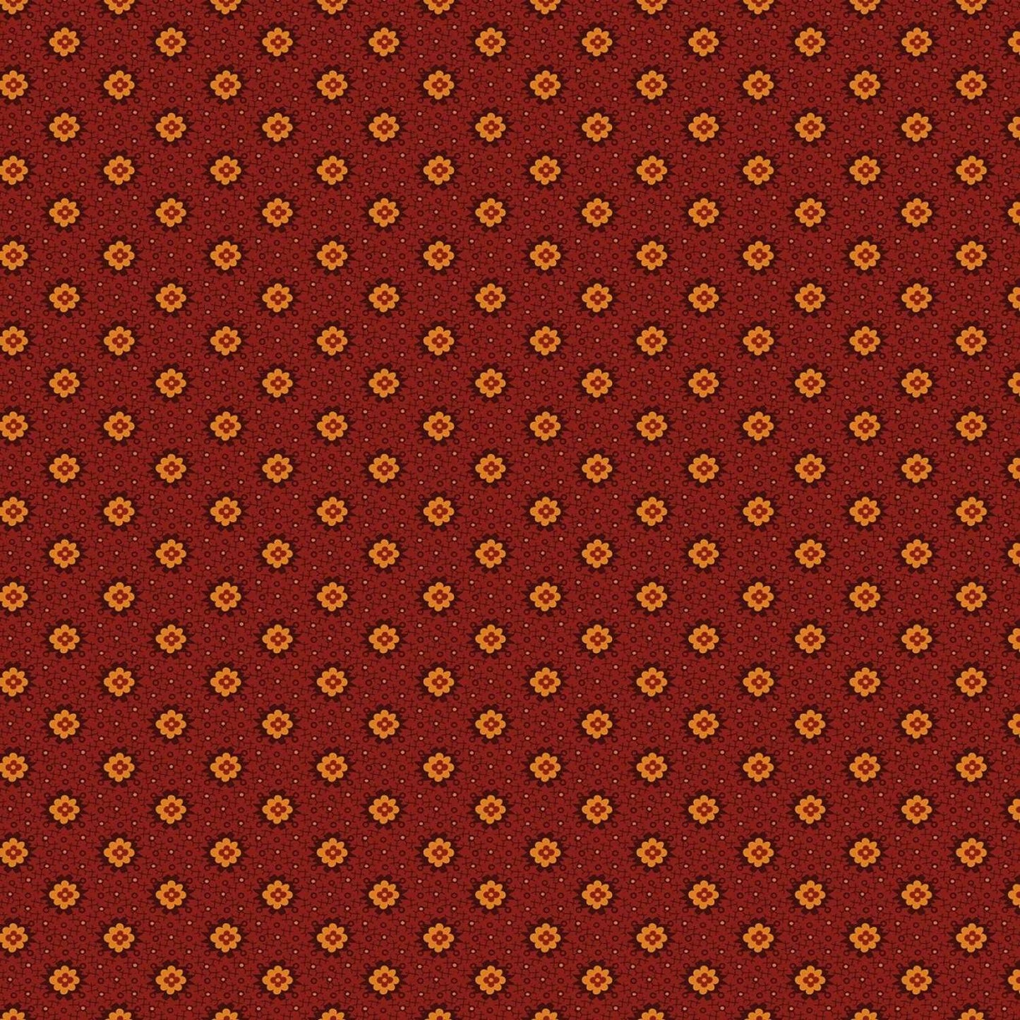Autumn Blooms Rust by Stacy West # C10851R-RUST