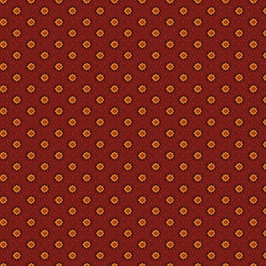 Autumn Blooms Rust by Stacy West # C10851R-RUST
