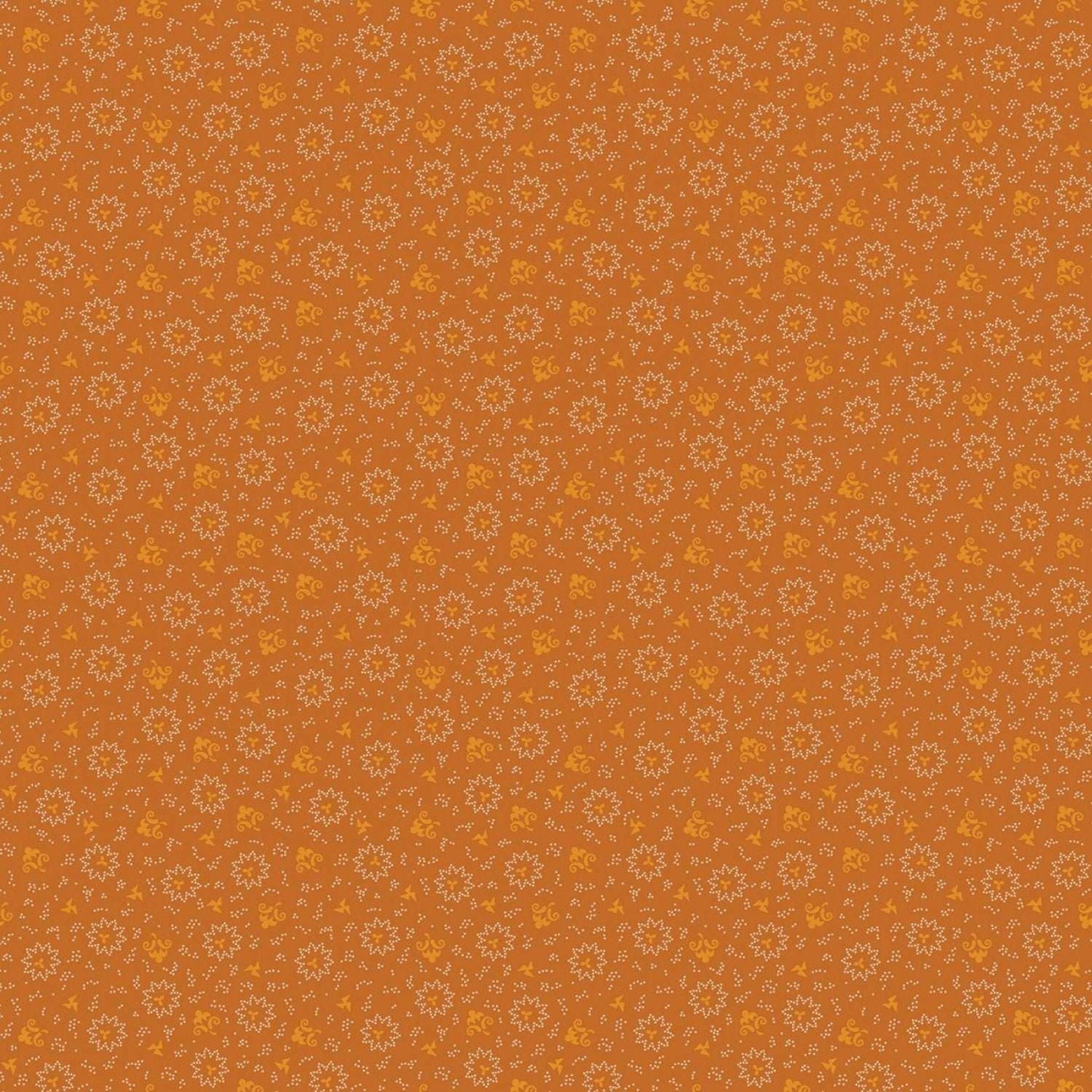 Bountiful Autumn by Stacy West Autumn Burst Orange # C10852R-ORAN