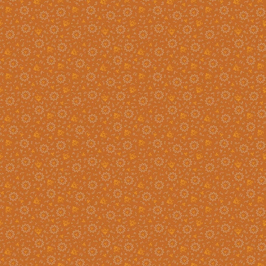 Bountiful Autumn by Stacy West Autumn Burst Orange # C10852R-ORAN