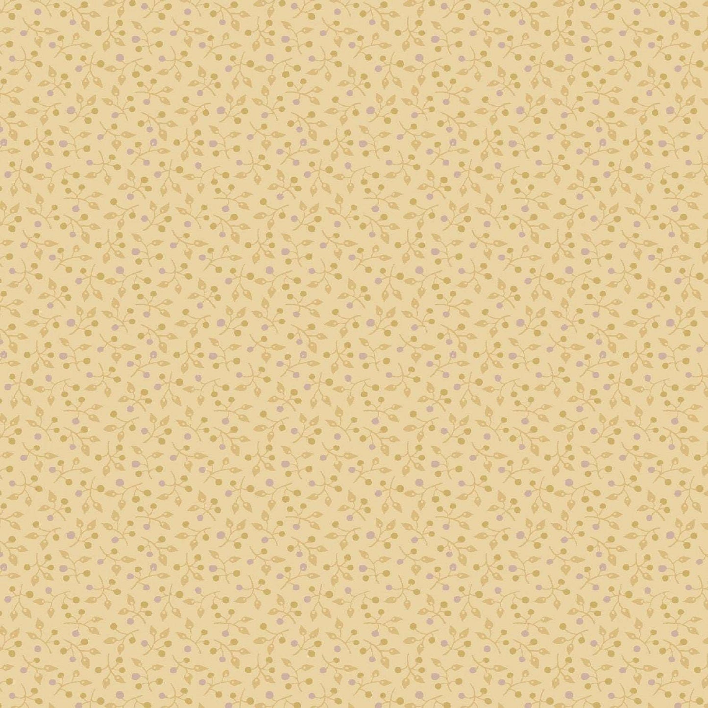 Grasslands by Laura Berringer Cream Berries Flannel # R3825-CREAM