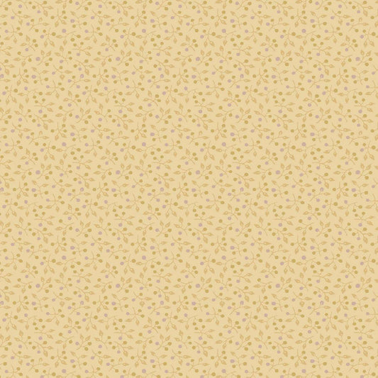 Grasslands by Laura Berringer Cream Berries Flannel # R3825-CREAM