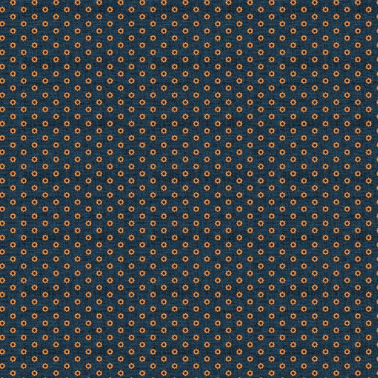Petite Perennials by Annette Plog Indigo Ditsy Flower # 52534-4