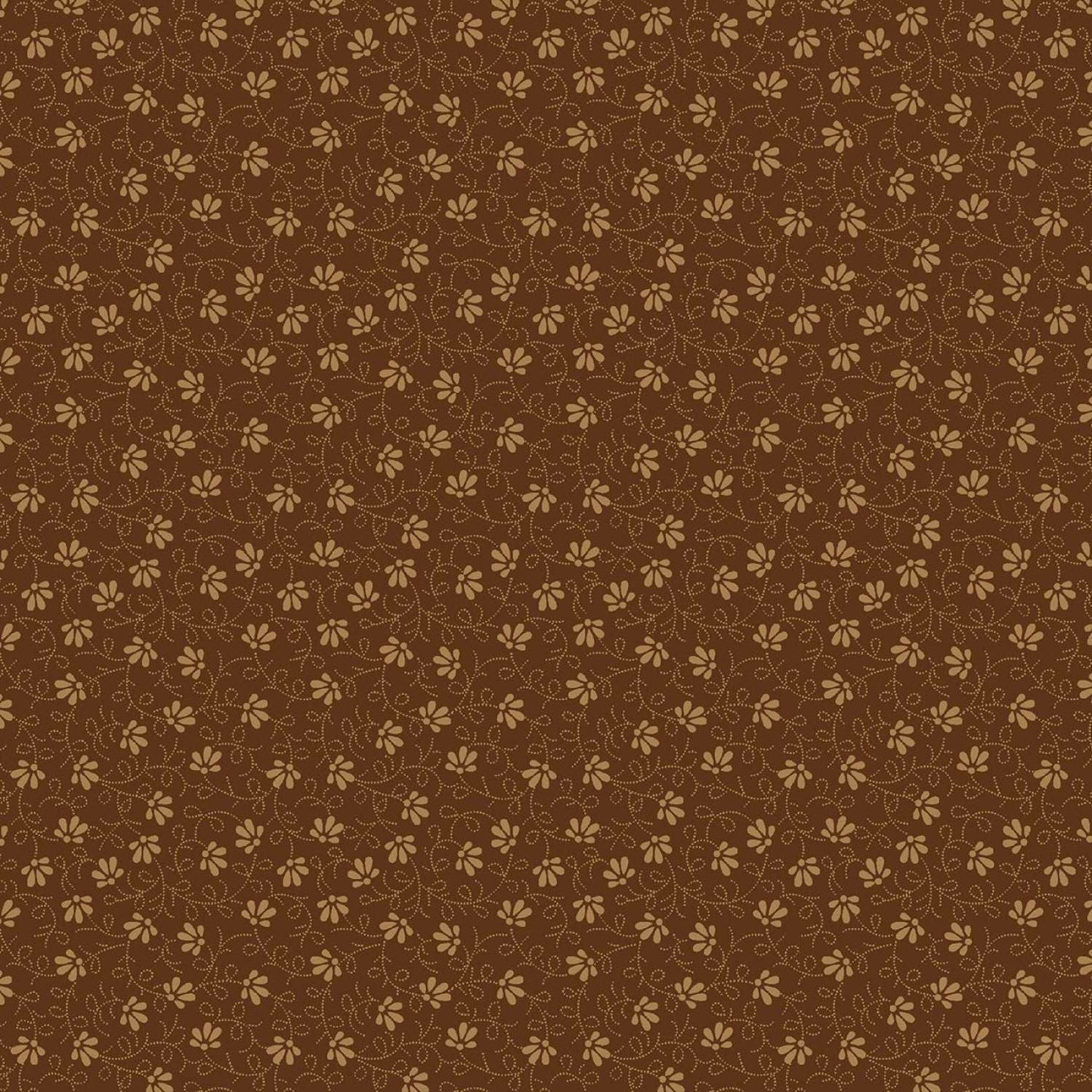 Prairie Dry Goods by Pam Buda Brown Pretty Plumes # R1750-BROWN