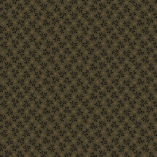 Prairie Dry Goods by Pam Buda Dark Green All A Swirl # R1751-DKGREEN
