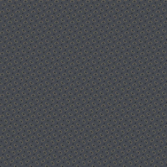 Prairie Dry Goods by Pam Buda Slate Blue Broken Oval # R1753-SLATEBLUE