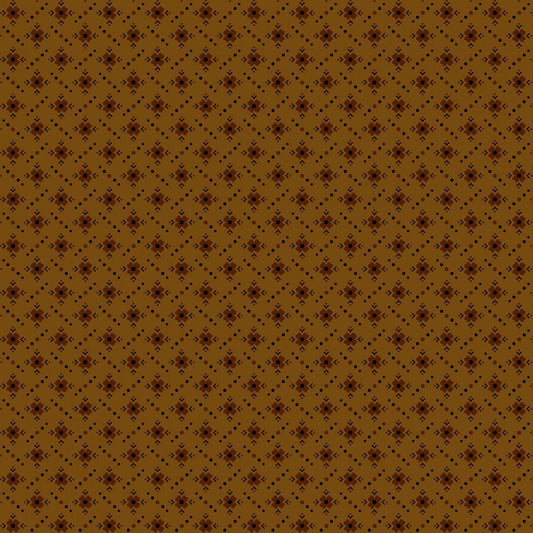 Prairie Dry Goods by Pam Buda Light Brown Porch Flowers # R1754-LTBROWN