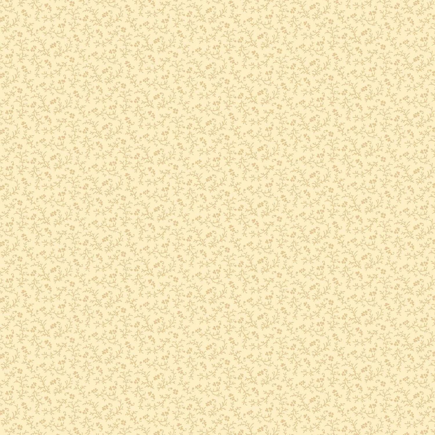 Prairie Dry Goods by Pam Buda Light Beige Little Buds # R1763-LTBEIGE