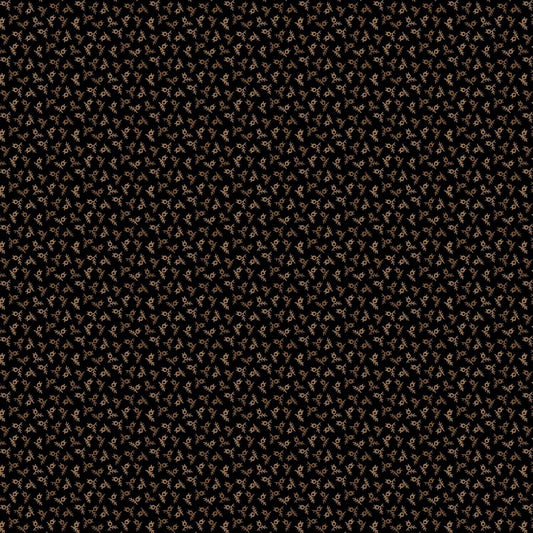 Cheddar and Coal by Pam Buda Black Little Buds # R1771-BLACK