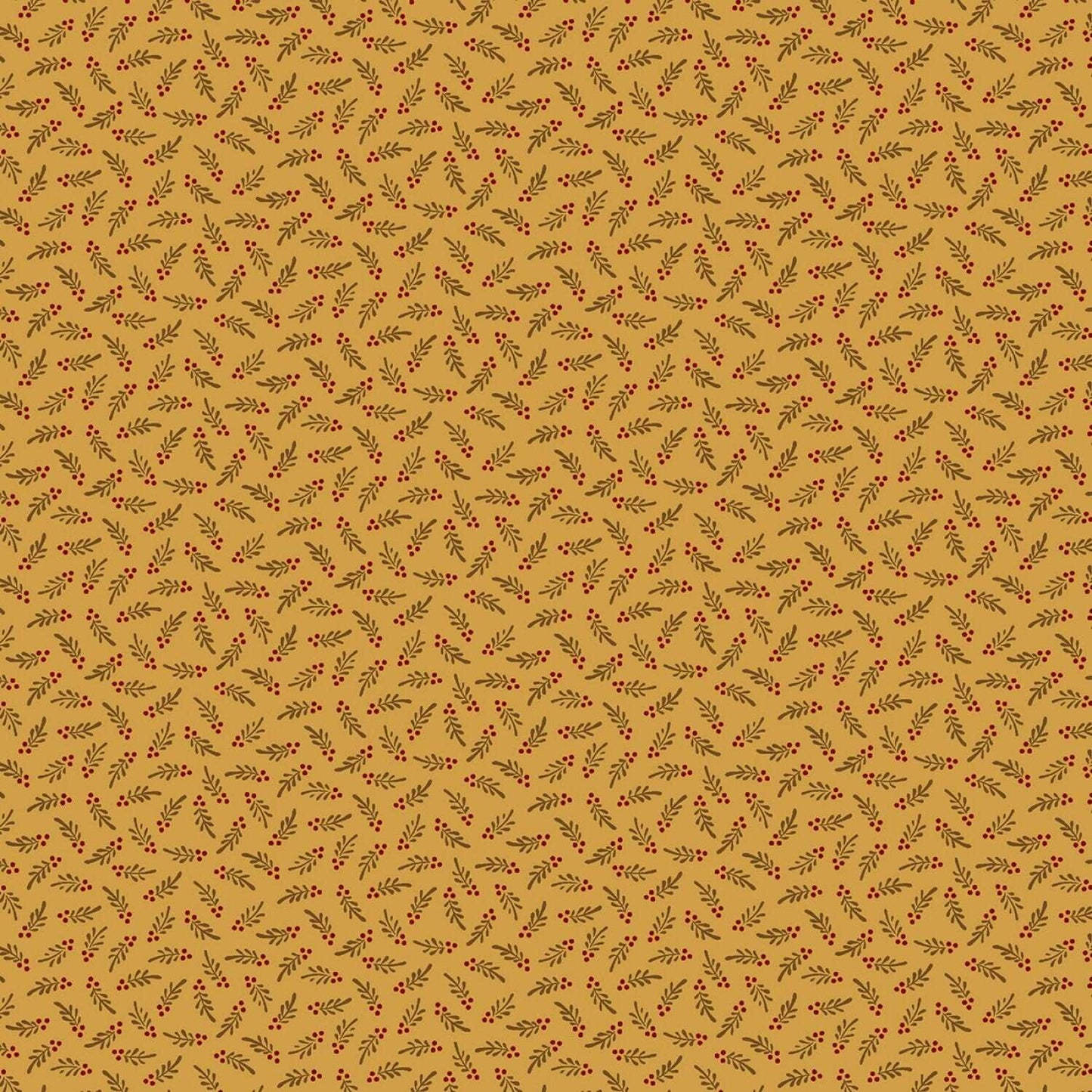 Prairie Dry Goods by Pam Buda Yellow Floating Leaves # R1755-YELLOW