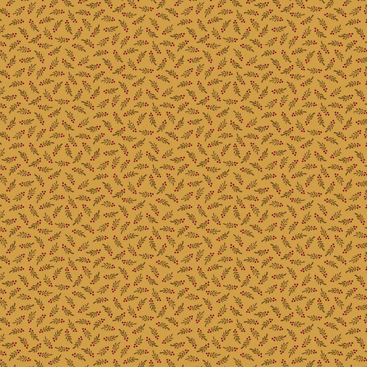 Prairie Dry Goods by Pam Buda Yellow Floating Leaves # R1755-YELLOW
