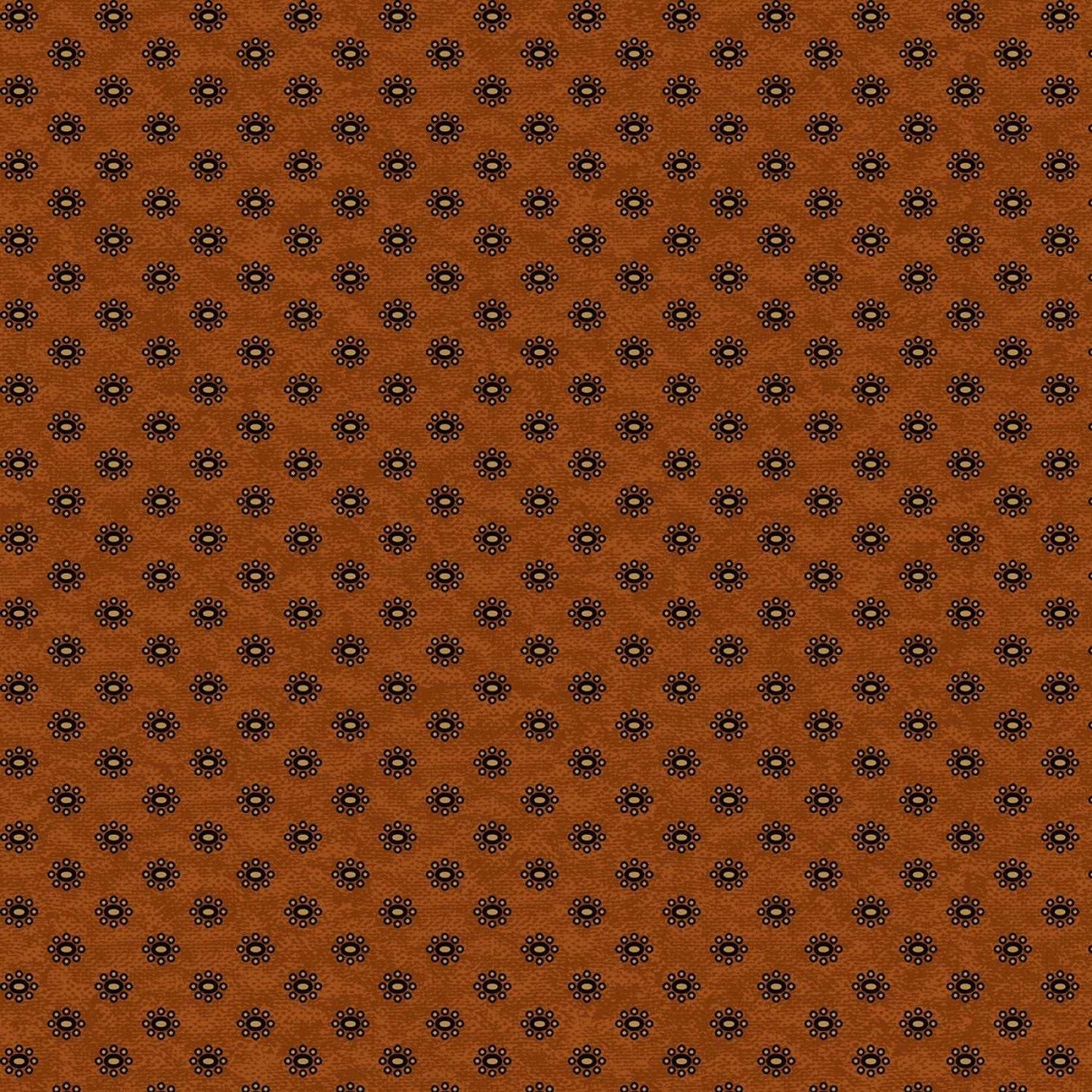 Cheddar and Coal by Pam Buda Rust Rings Around # R1773-RUST