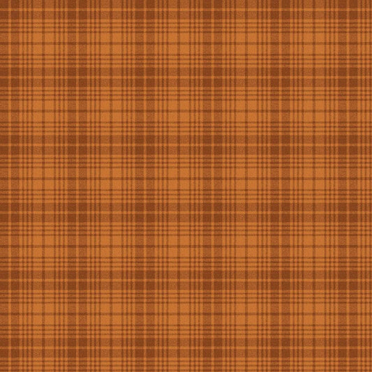 A Wooly Autumn by Cheryl Haynes Orange Plaid # 9615B-39