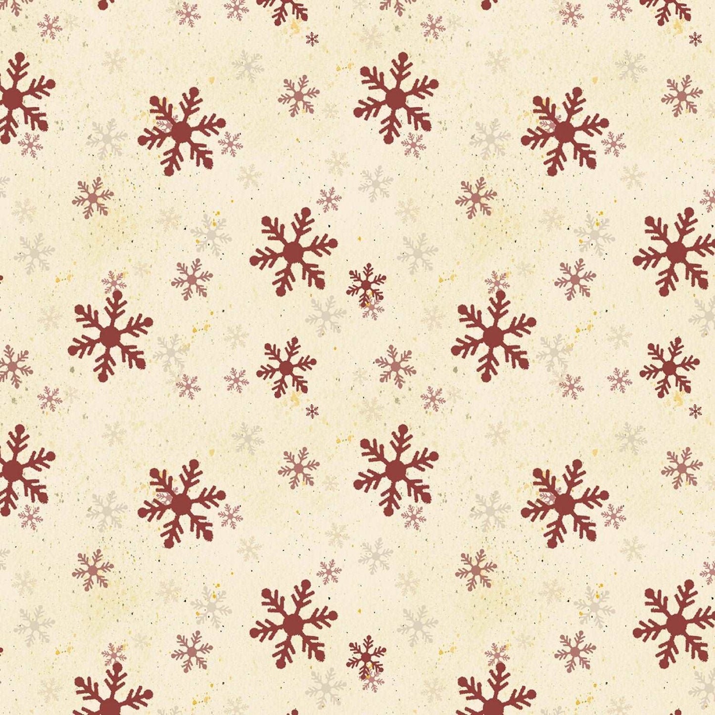 Postcard Christmas by Davis Studio Light Butter Snowflakes # Y3513-58