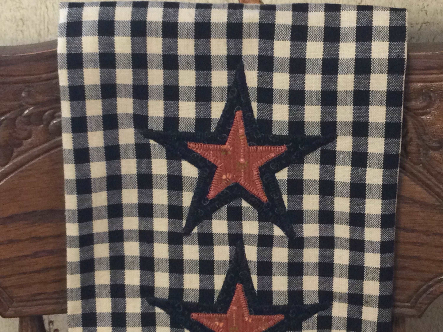 Primitive Farmhouse Autumn Halloween Towel Item #1501