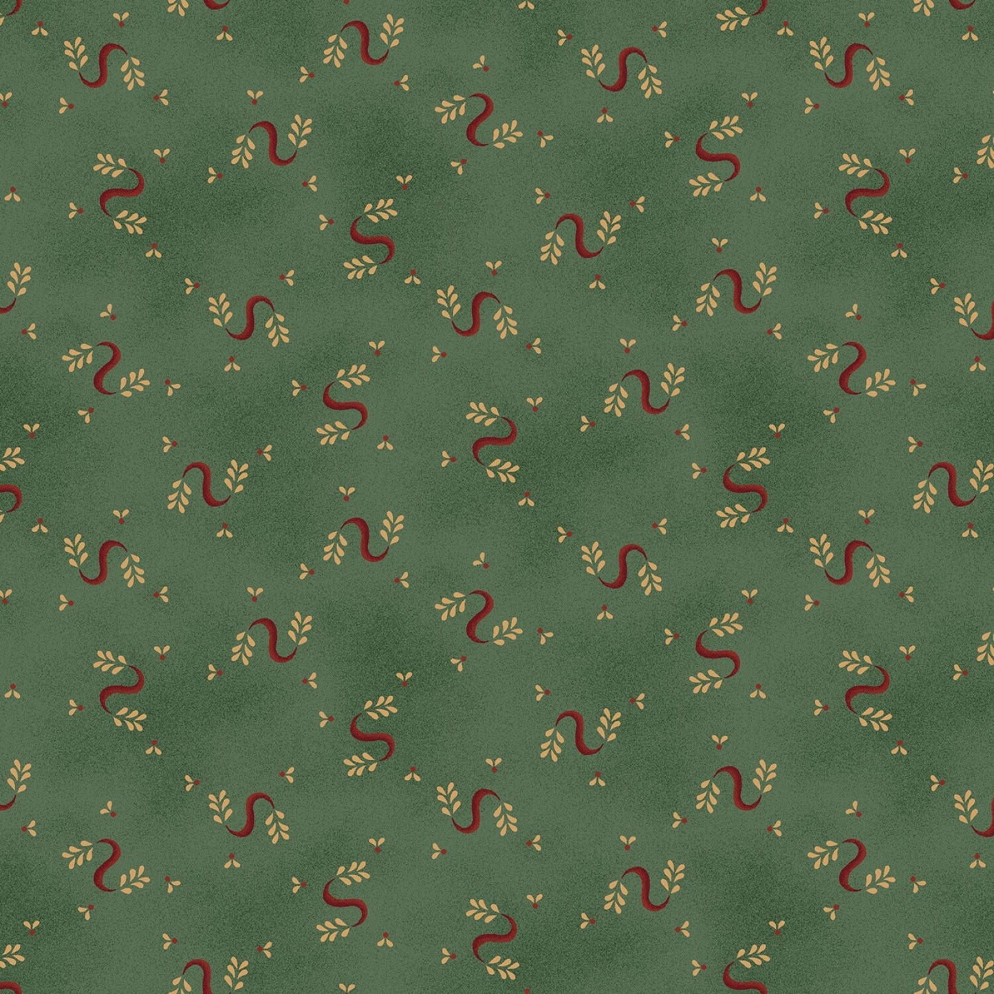 Turquoise Serpentine Swirls By Kim Diehl