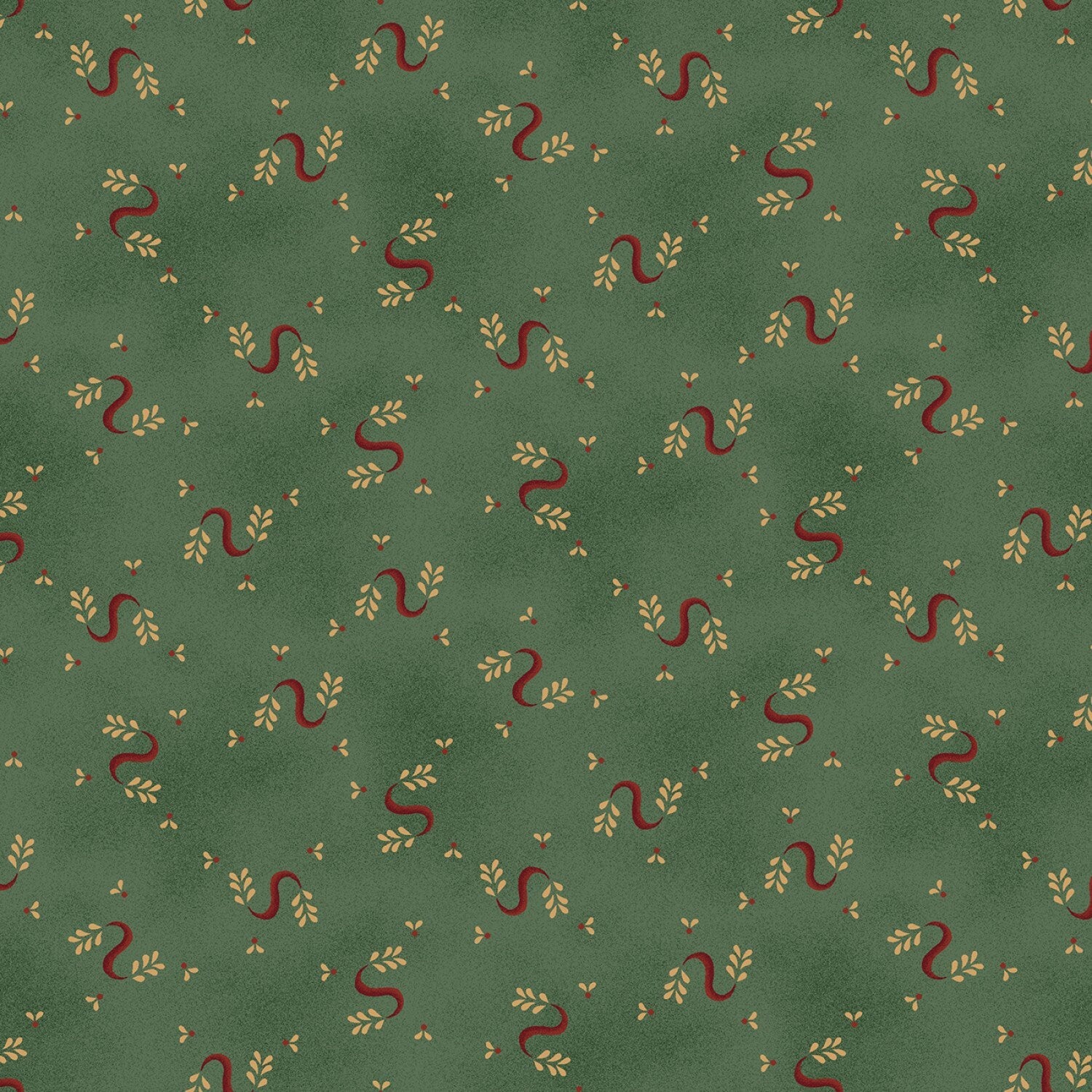 Turquoise Serpentine Swirls By Kim Diehl