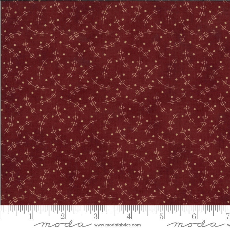 Redwork Gatherings by Primitive Gatherings Dark Red 49112 15
