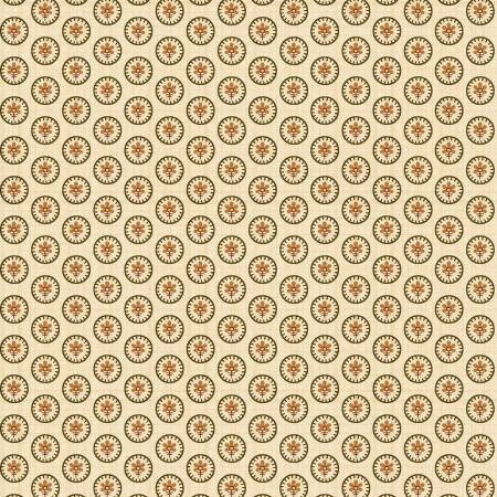 Hello Fall by Hannah West Cream Circle Flower # 2691-33