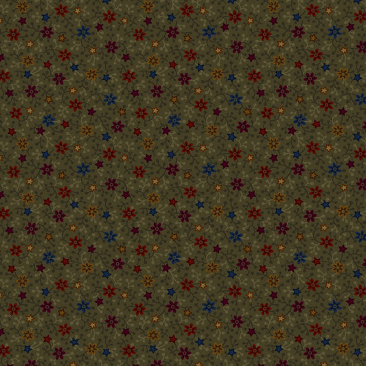 Primitive Traditions by Pam Buda Night Blooms Green # R171006-0116