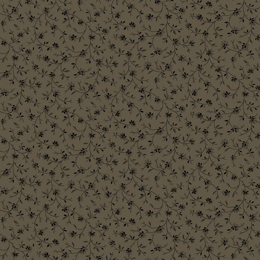 Primitive Traditions by Pam Buda Flower Cascade Grey # R171007-0138